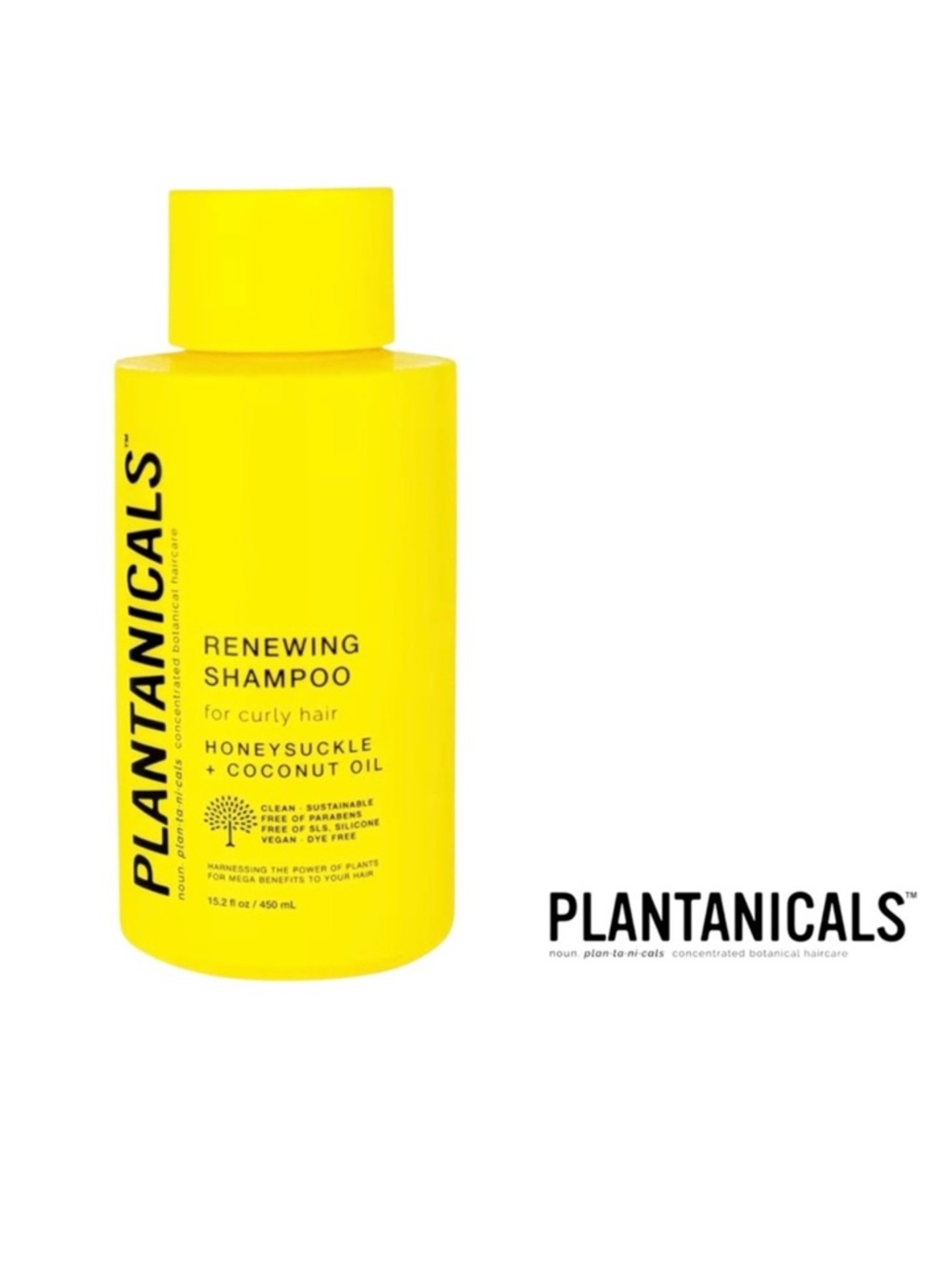 Plantanicals Hair Renewing Shampoo with Honeysuckle and Coconut Oil 15.2 oz NEW